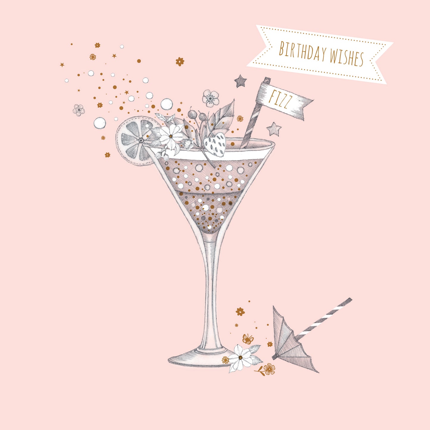 Feuille d'or Card Collection - Birthday Cocktail