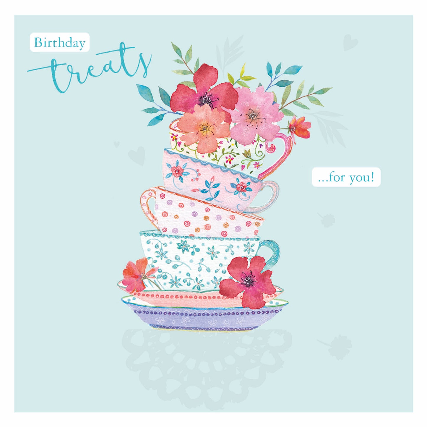 Say It With Flowers - Floral Teacups