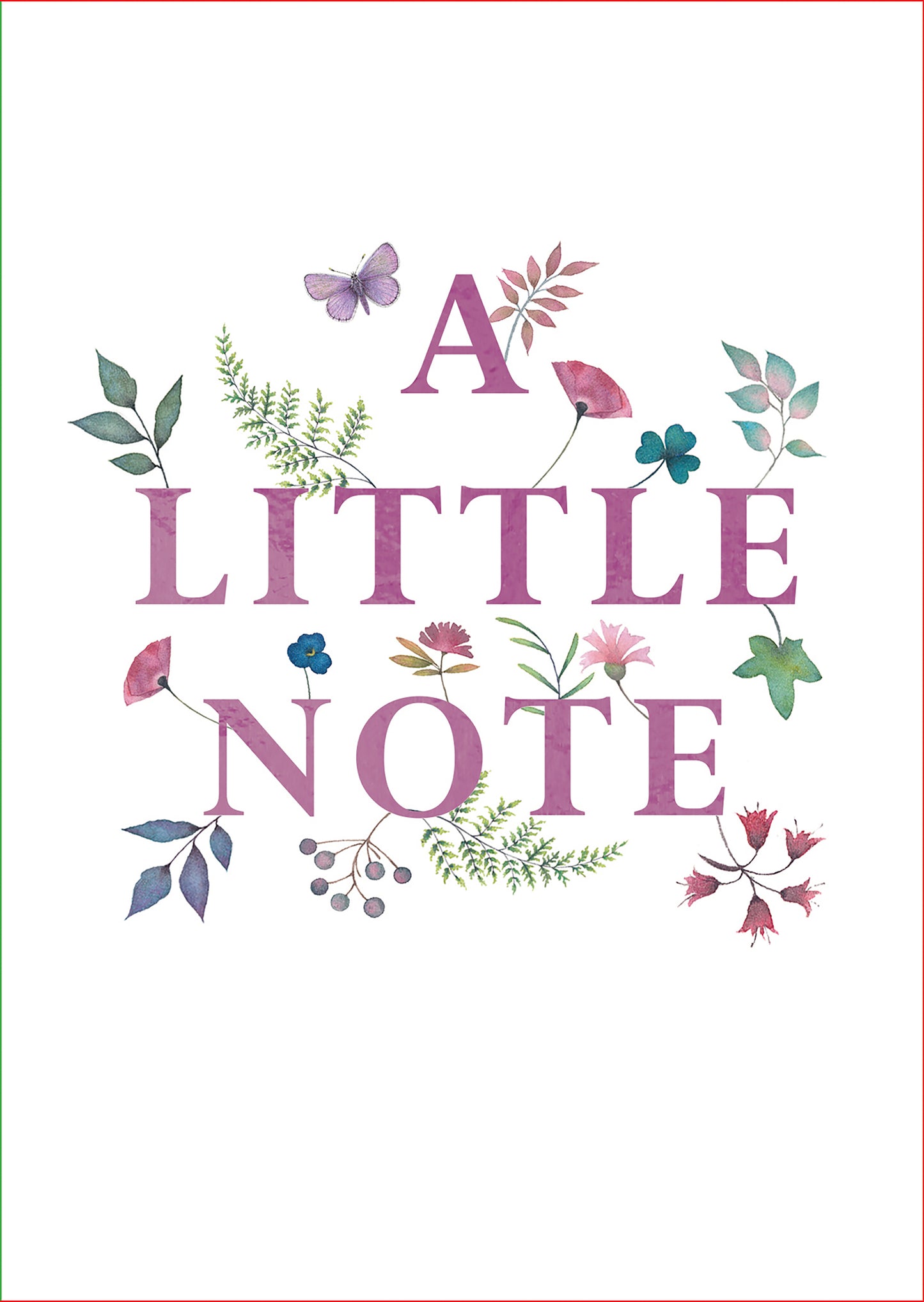 Vintage Garden Stationery - A6 Notecard Pack