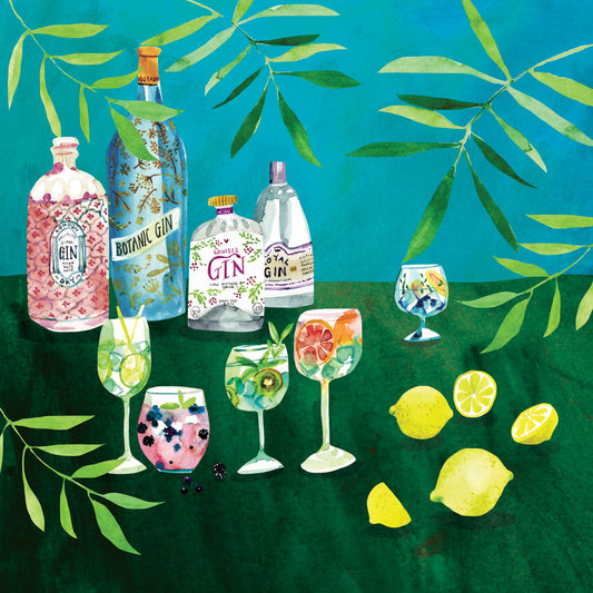 Fusion Card Collection - Gin Bottles