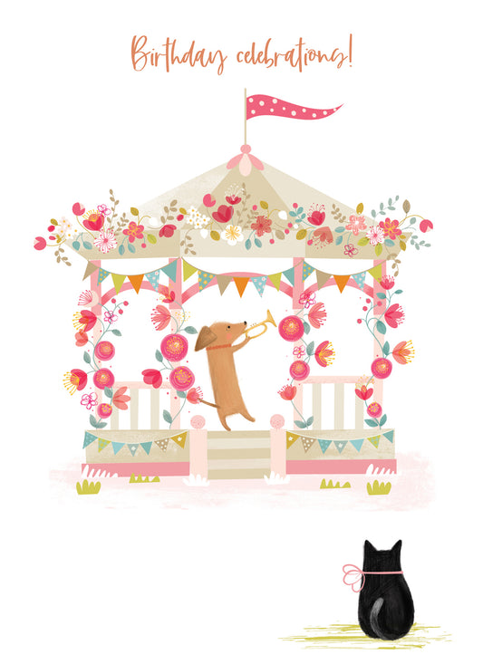 Olive & Wilma Card Collection - Bandstand