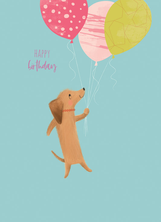 Olive & Wilma Card Collection - Balloon Ride