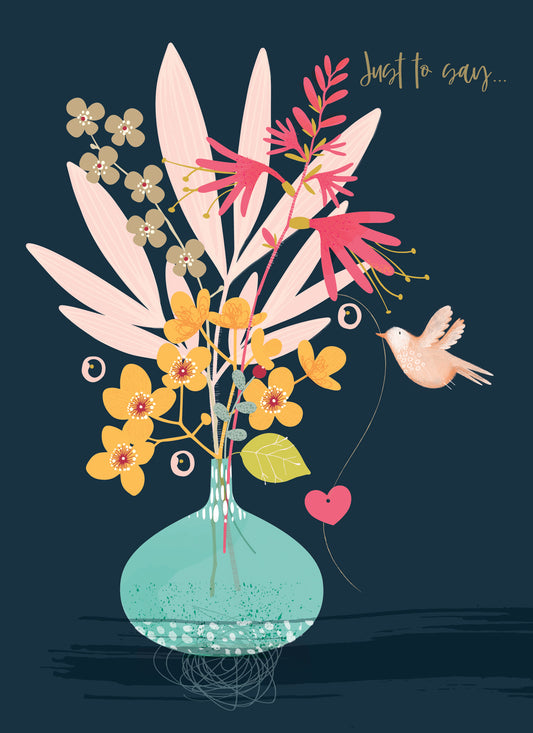 Olive & Wilma Card Collection - Flower Vase