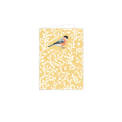 RSPB - In The Wild Stationery - Small Notecards (6 Card Pack) - Bullfinch