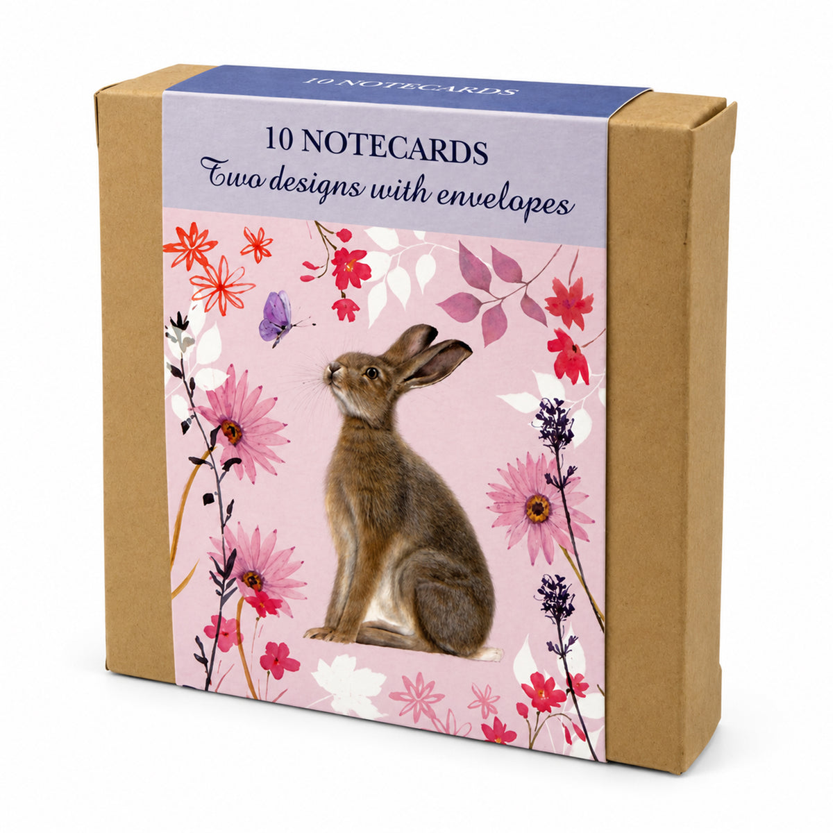Notecard Pack (10 Cards) - Flowers & Wildlife