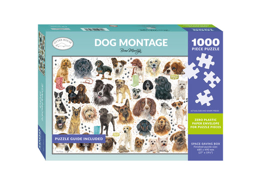 Bree Merryn - Dog Montage - 1000 Piece Jigsaw Puzzle