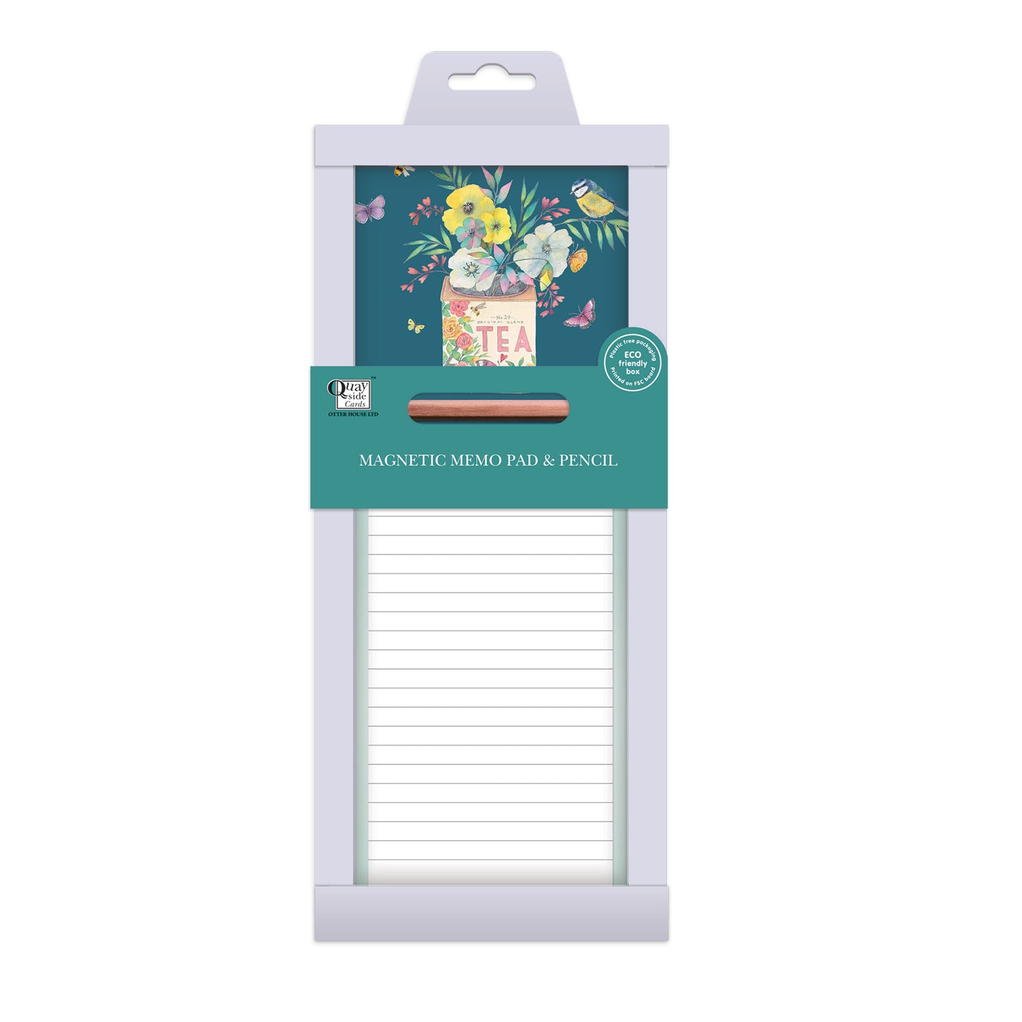 Magnetic Memo Pad - Tea Caddy