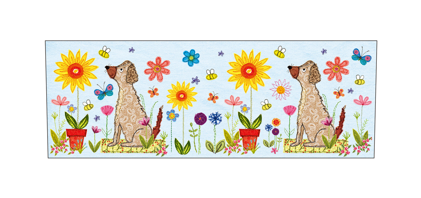 Dog & Flowers - Tarka Mug