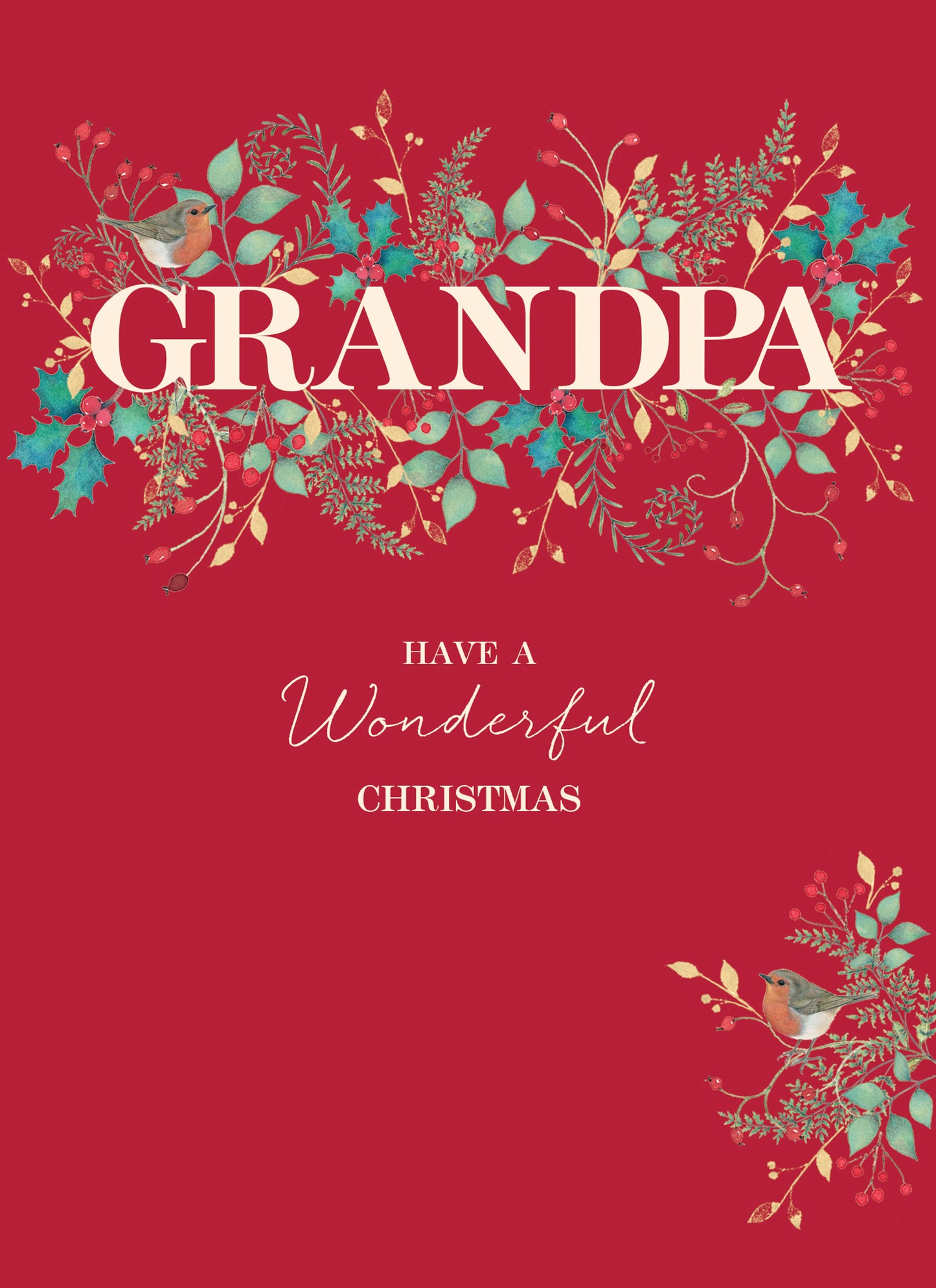 Christmas Card (Single) - Grandpa