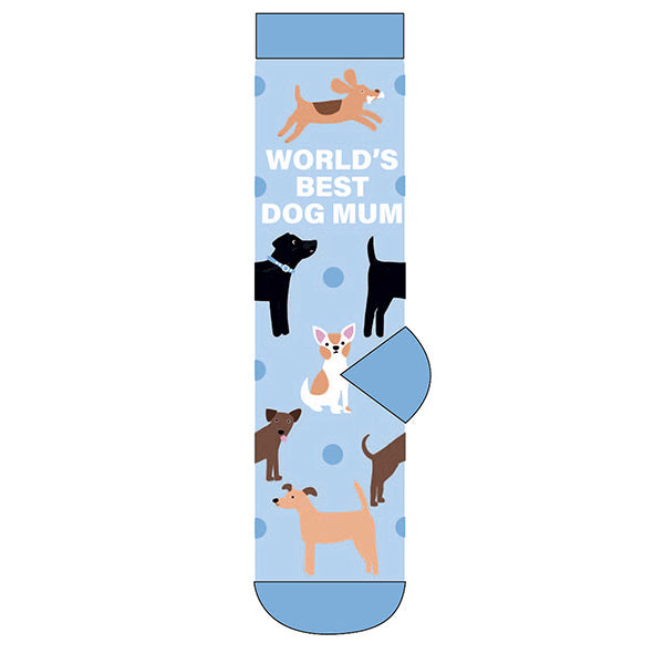 Socks - World's Best Dog Mum (1 Pair)