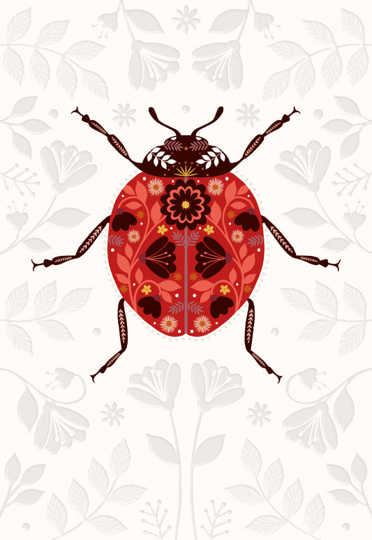 Folk & Fauna Card Collection - Ladybird