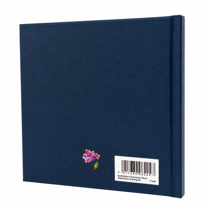 Birthday & Anniversary Book - Watercolour Hydrangeas