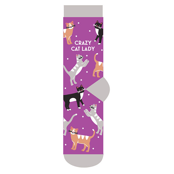 Socks - Crazy Cat Lady (1 Pair)