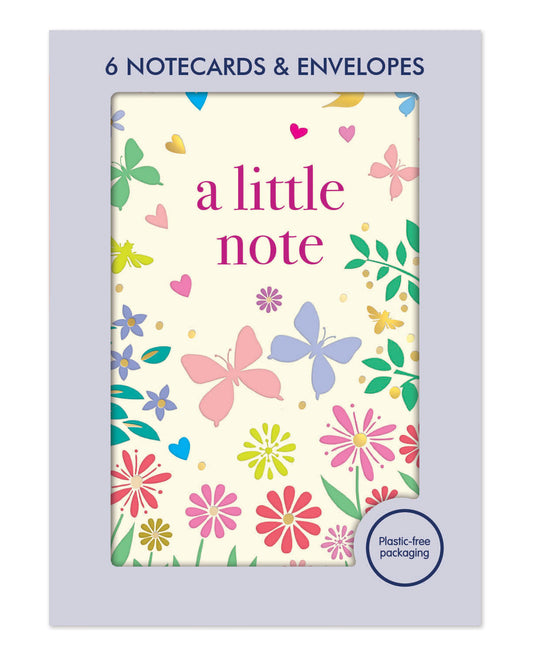 Mini Notecard Pack (6 Cards) - Lucilla Lavender - Scatterly