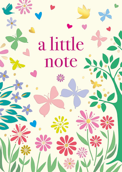 Mini Notecard Pack (6 Cards) - Lucilla Lavender - Scatterly