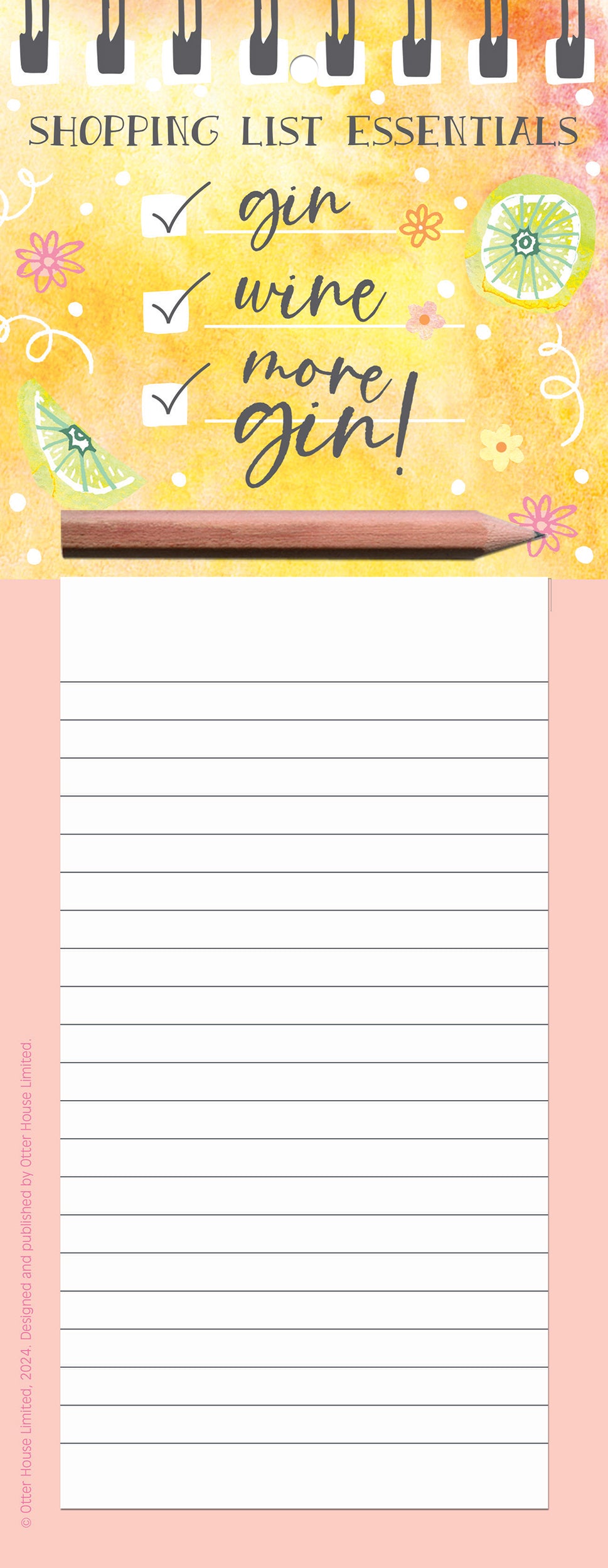 Magnetic Memo Pad - Shopping List