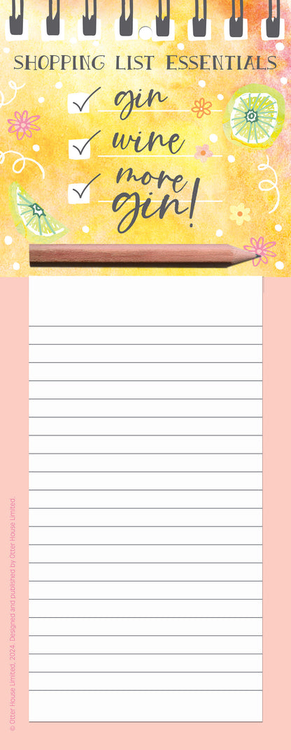 Magnetic Memo Pad - Shopping List