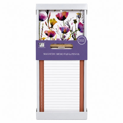 Magnetic Memo Pad - Colourful Garden