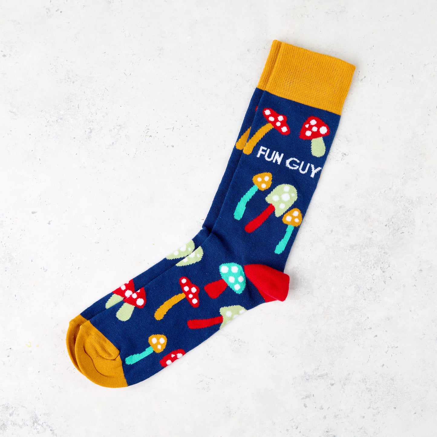 Socks - Fday - Fun-guy Pattern (1 Pair)