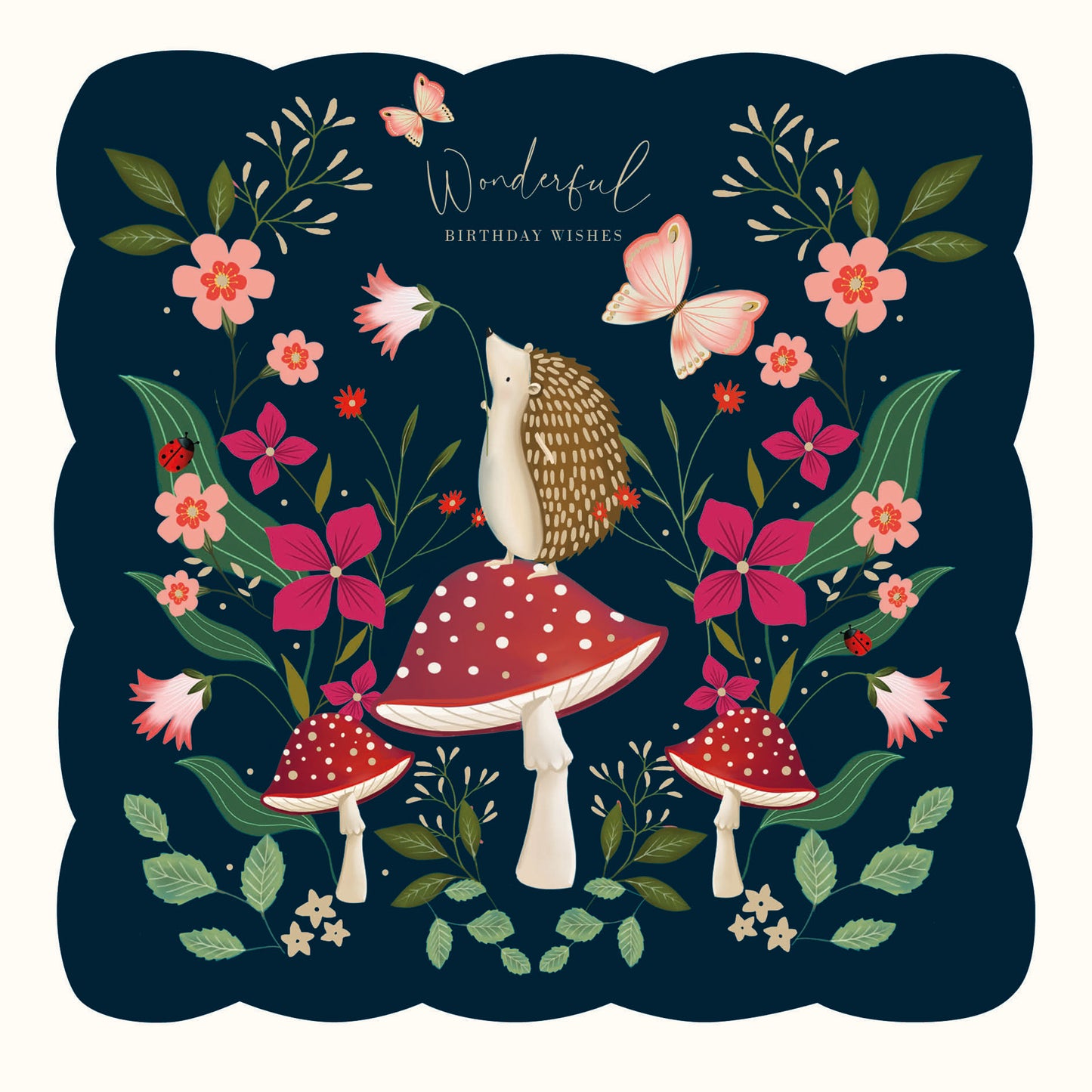 Fairy Bells Card Collection - Toadstools & Hedgehog