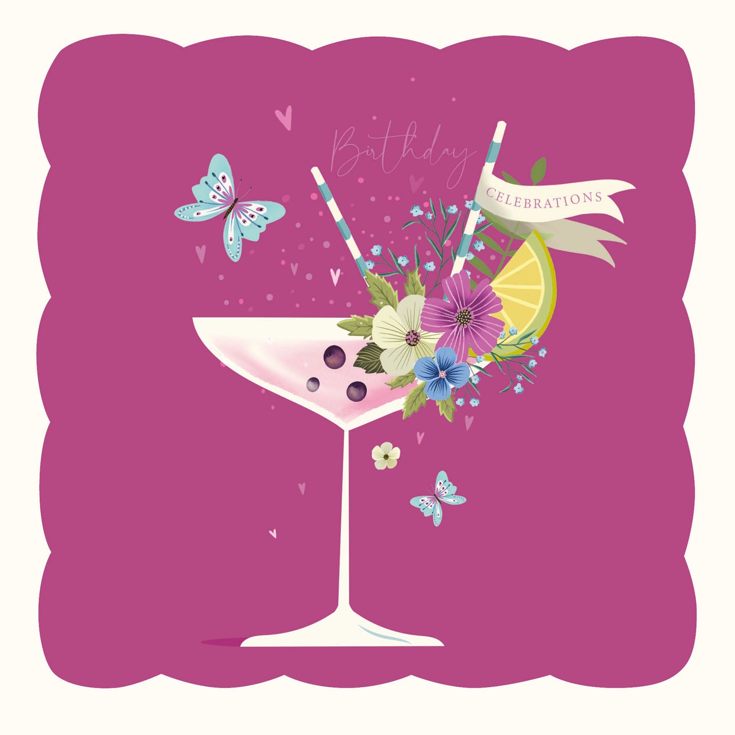 Fairy Bells Card Collection - Cocktail Floral