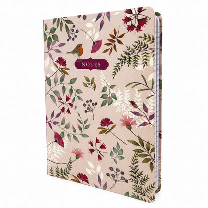 Vintage Garden Stationery - Softcover Notebook - Vintage Garden Robin
