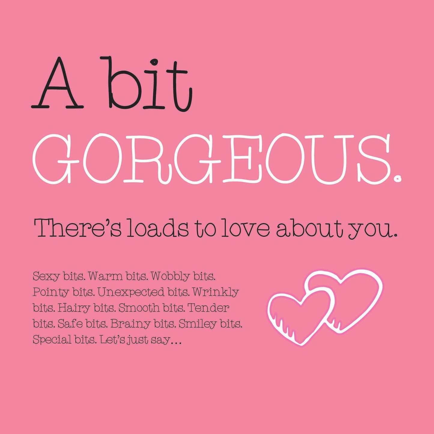 Valentines Day Card - Wordies Gorgeous