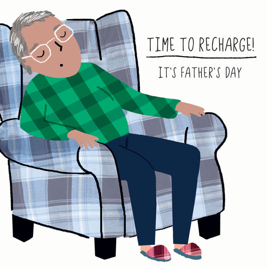 Father's Day Card - Time to Recharge!