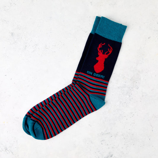Socks - Xmas - Oh Deer! (1 Pair)