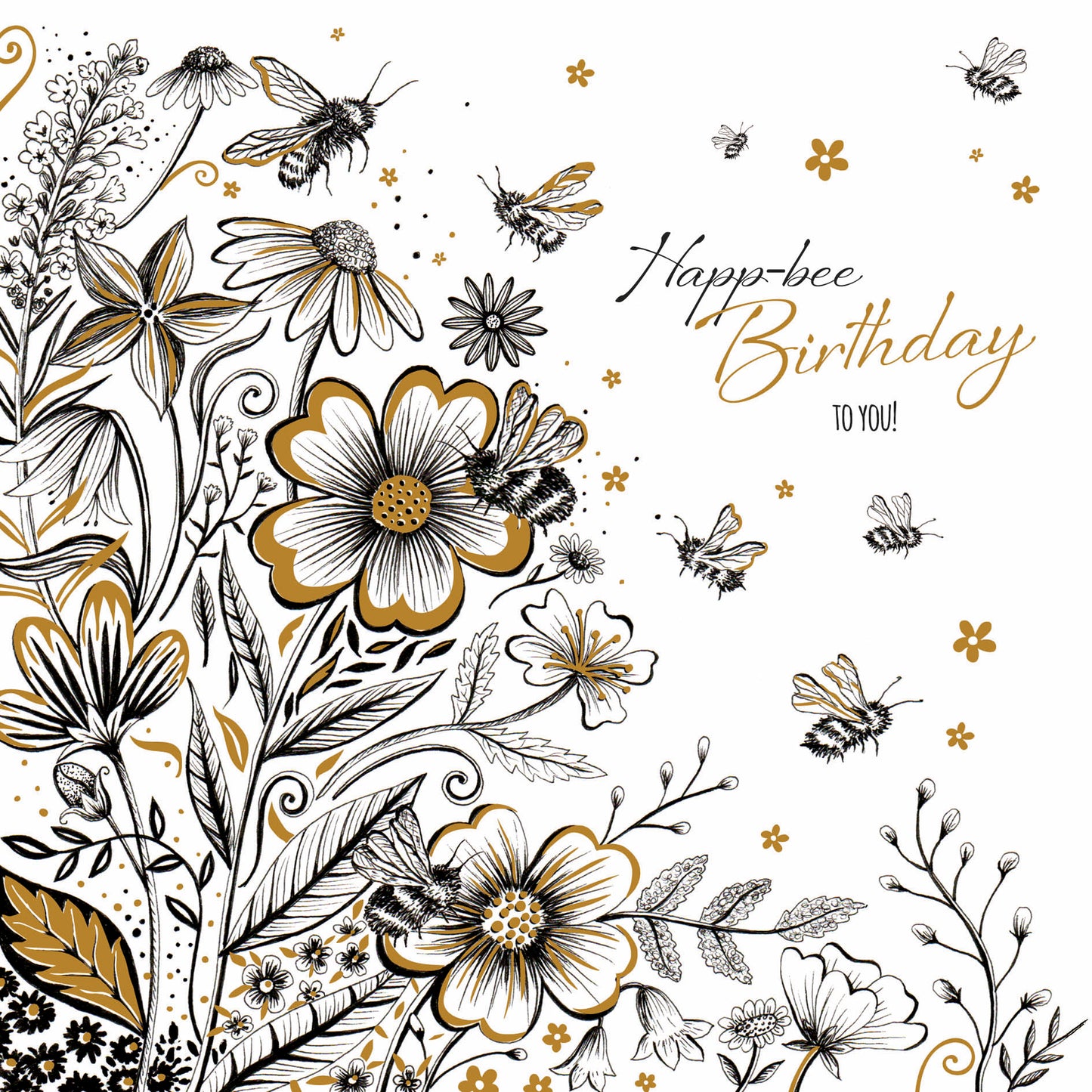 Ink Moon Card Collection - Happ-bee Birthday