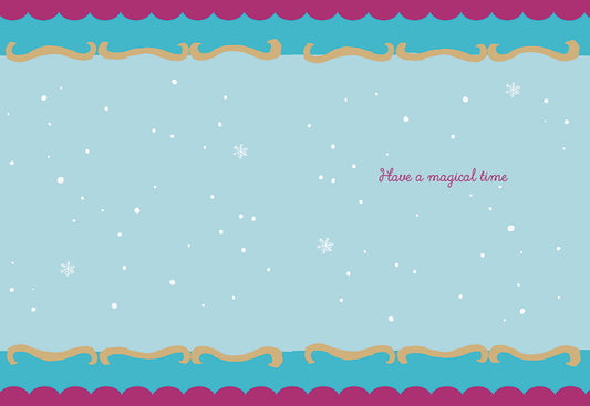 Christmas Card (Single) - Daughter - Carousel Horse