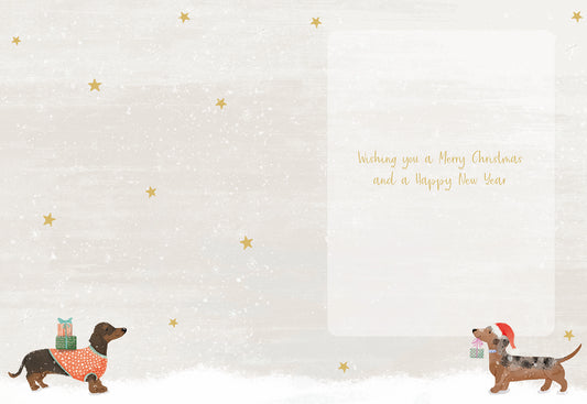 Christmas Card (Single) - Someone Special - Sausage Dogs