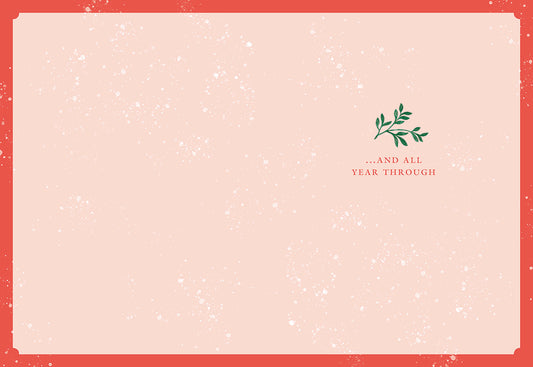 Christmas Card (Single) - Grandma - Wreath