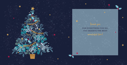 Christmas Card (Single) - Dad - Tree