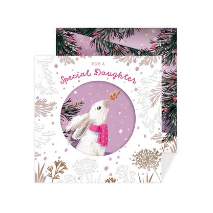 Christmas Card (Single) - Daughter - Bunny