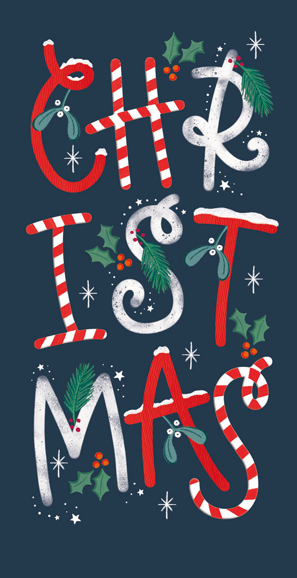 Christmas Card (Single) - Money Wallet Pack - Tex