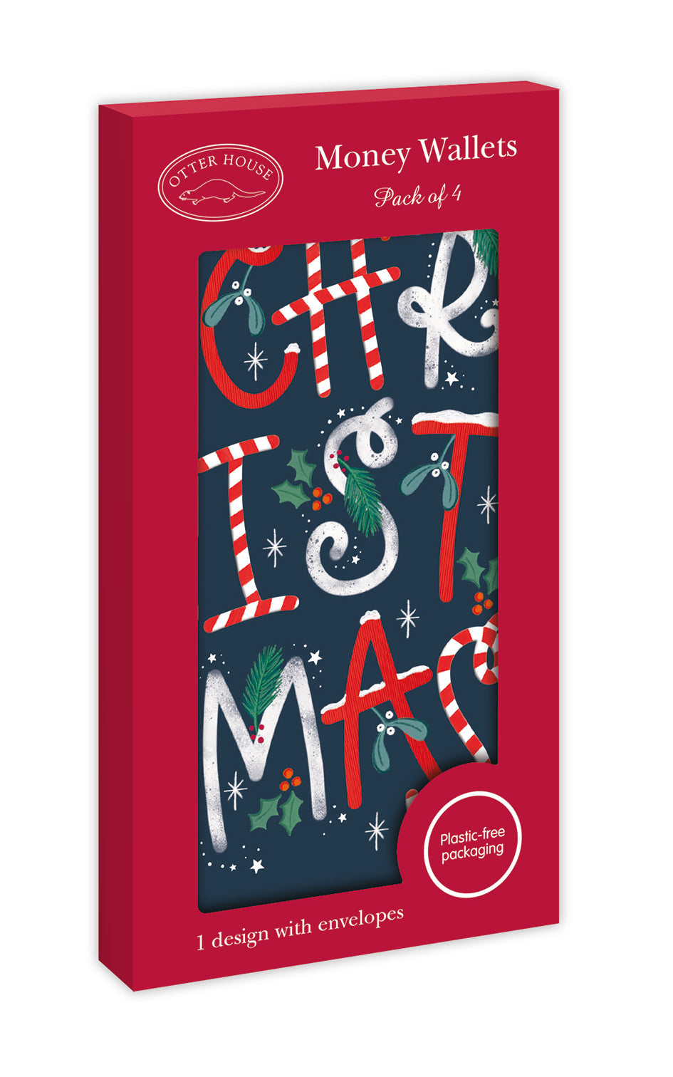 Christmas Card (Single) - Money Wallet Pack - Tex