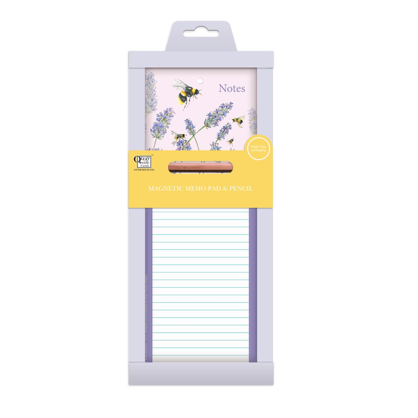 Magnetic Memo Pad - Beautiful Blooms - Lavender