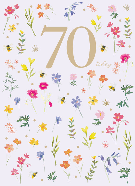 Age to Celebrate - 70 - Flower Stems