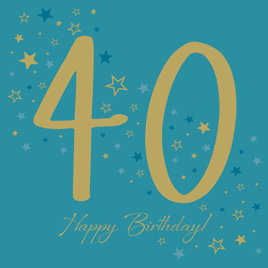 Age to Celebrate - 40 - Foil
