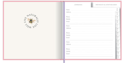 Address & Birthday Book - Edith Holden - Foxglove