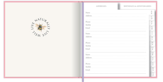 Address & Birthday Book - Edith Holden - Foxglove