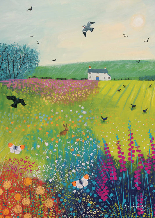 Notecard Pack (12 Cards) - Jo Grundy - Midsummer Meadow