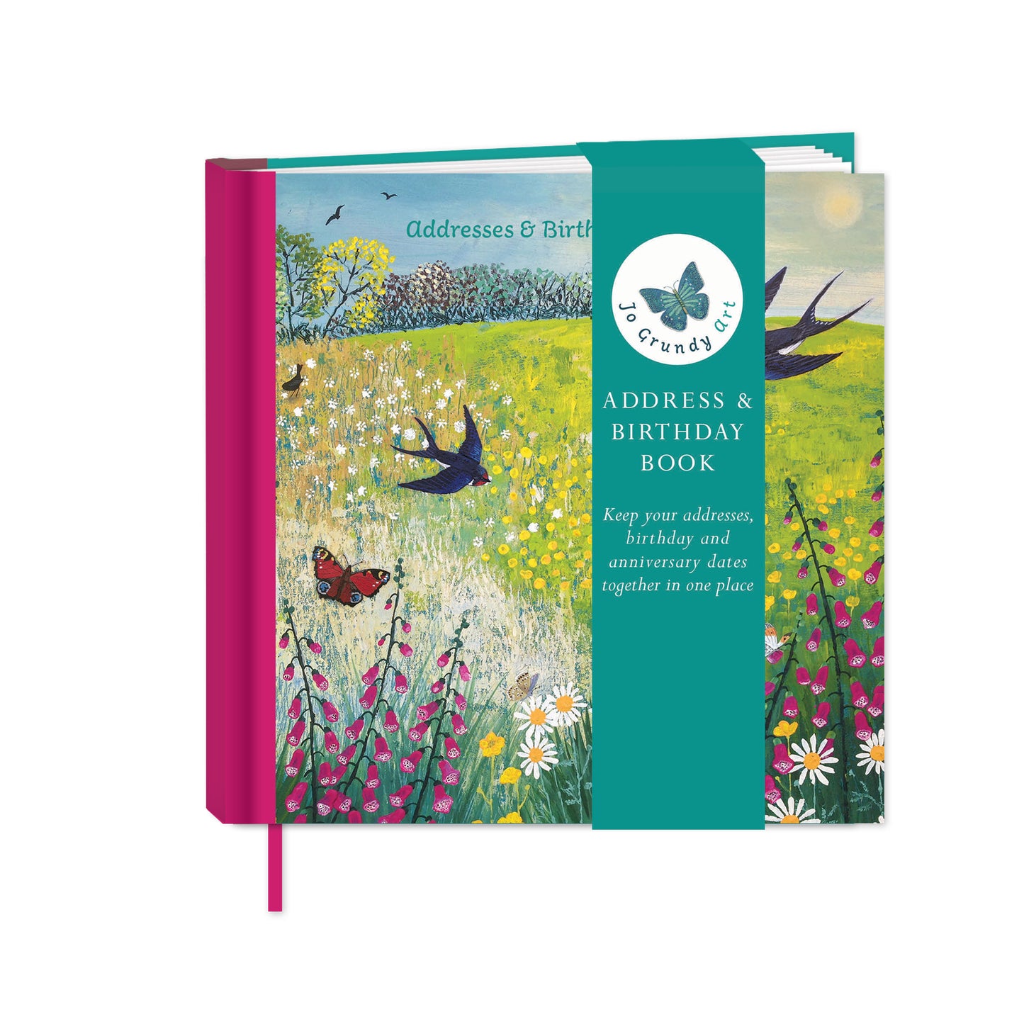 Address & Birthday Book - Jo Grundy - Butterflies & Swallows