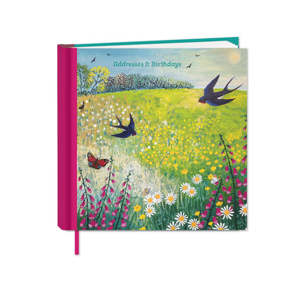 Address & Birthday Book - Jo Grundy - Butterflies & Swallows