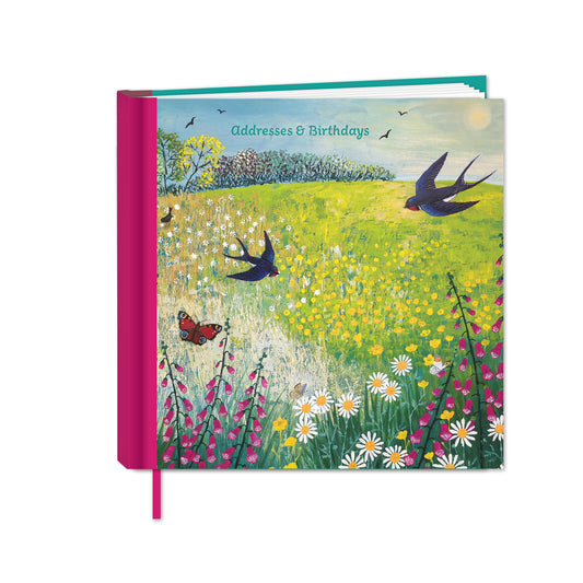 Address & Birthday Book - Jo Grundy - Butterflies & Swallows