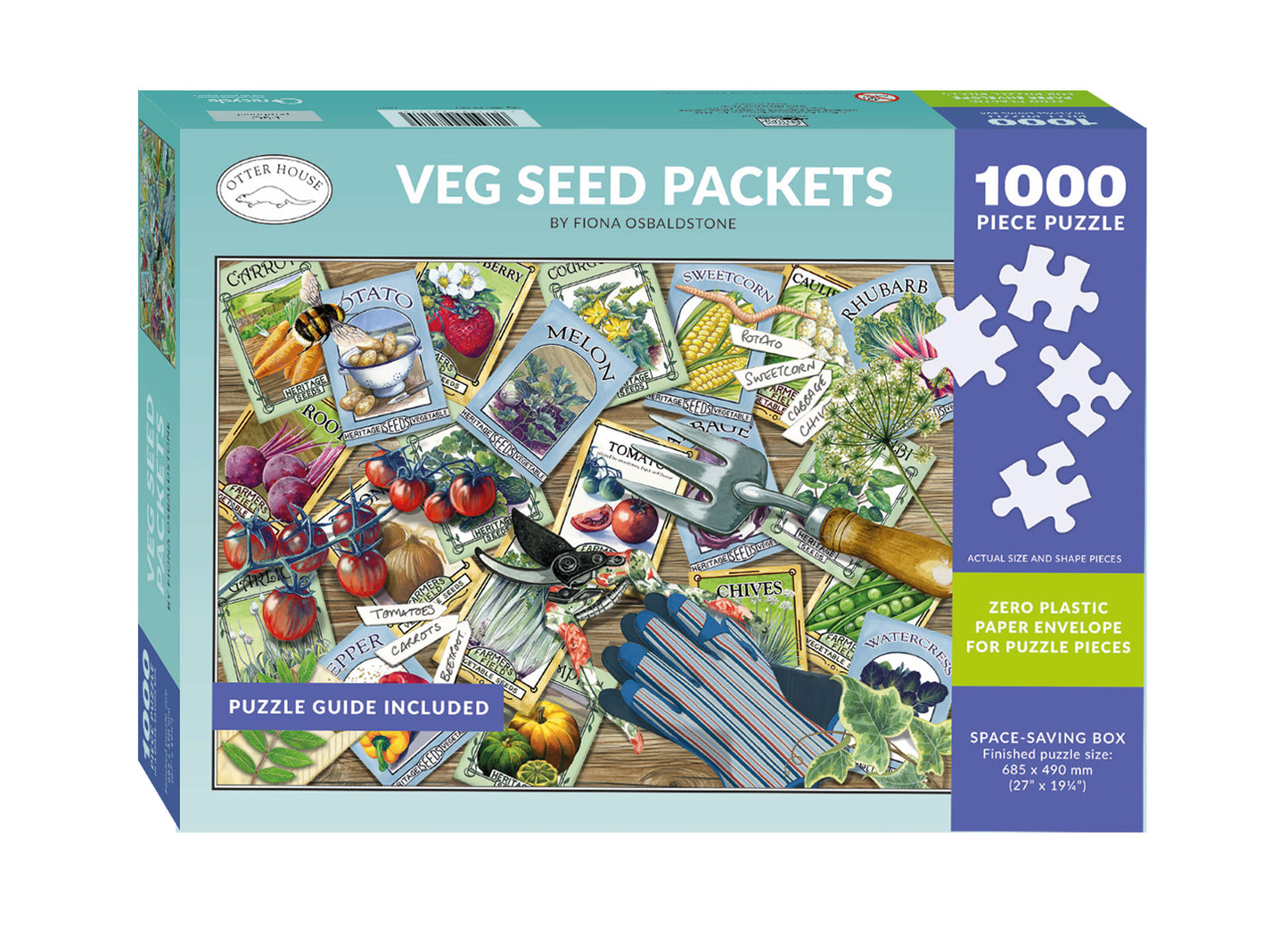 Veg Seed Packets 1000 Piece Jigsaw