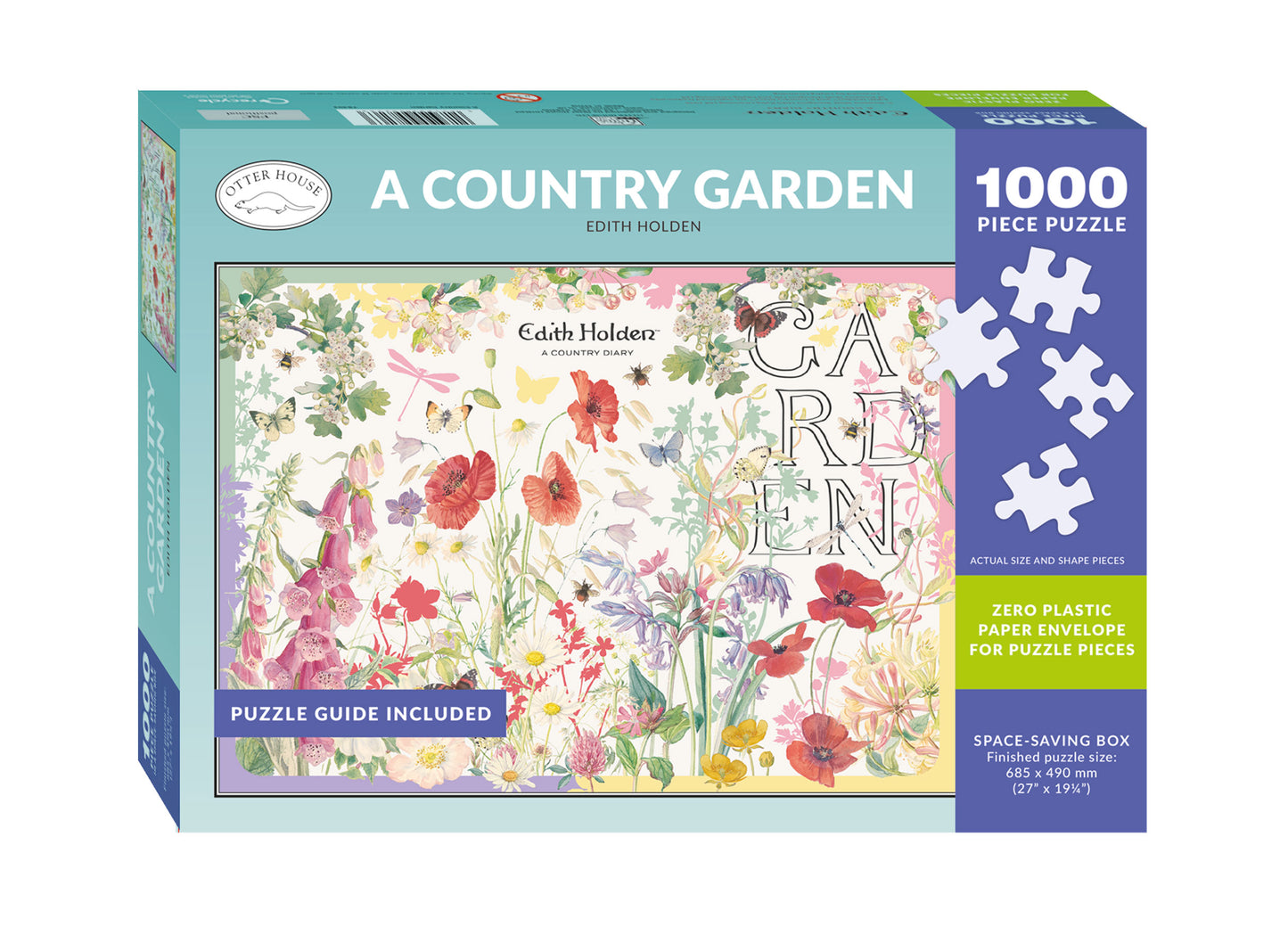 Edith Holden - A Country Garden Jigsaw Puzzle