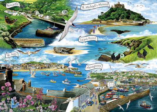 Cornwall Montage Jigsaw Puzzle