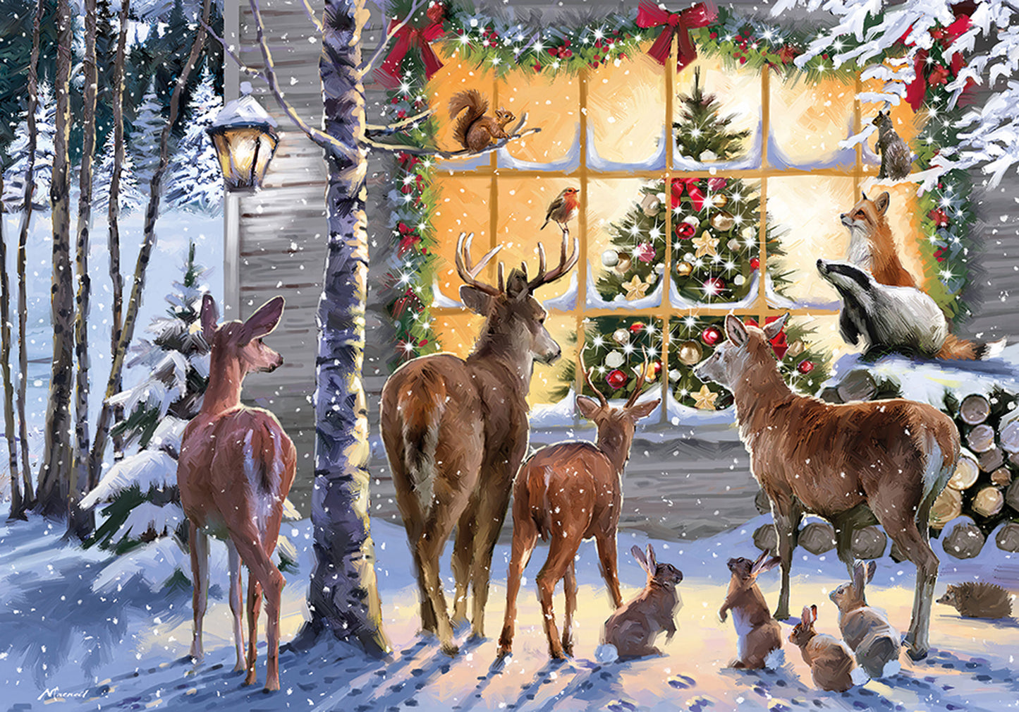 Christmas Visitors Jigsaw Puzzle